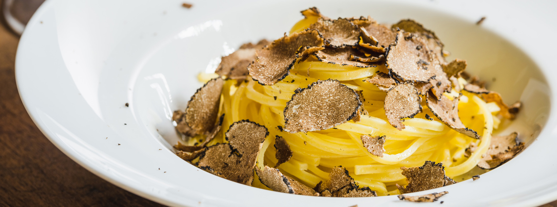 Bilde av pasta med sopp og trøffel